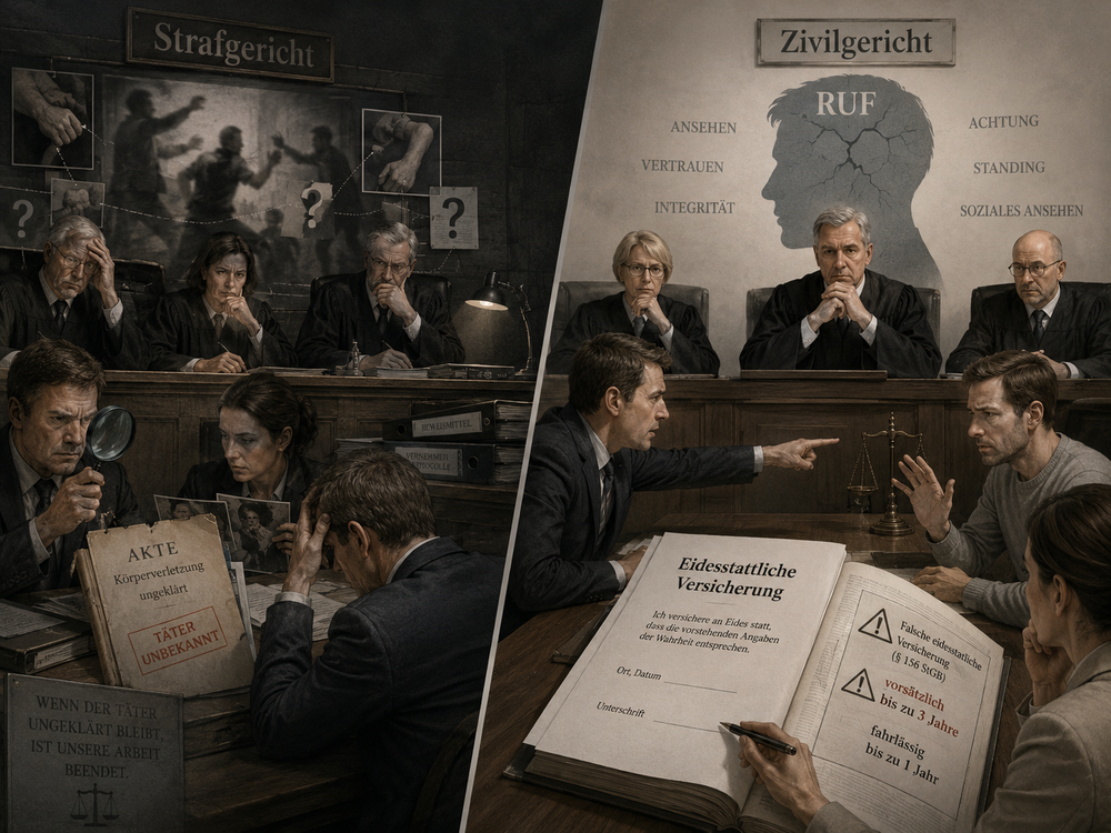 Wer hat wen wann gehauen? &ndash; Und ist das wichtig?