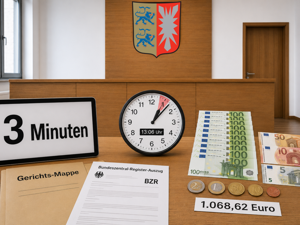 "Vielen Dank f&uuml;r Ihren kurzen Auftritt"