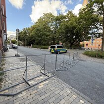 Waisenhofstra&szlig;e Polizeigitter