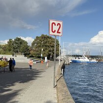 Kiellinie - Landeshaus - Aufbau Zelt f&uuml;r Demonstration