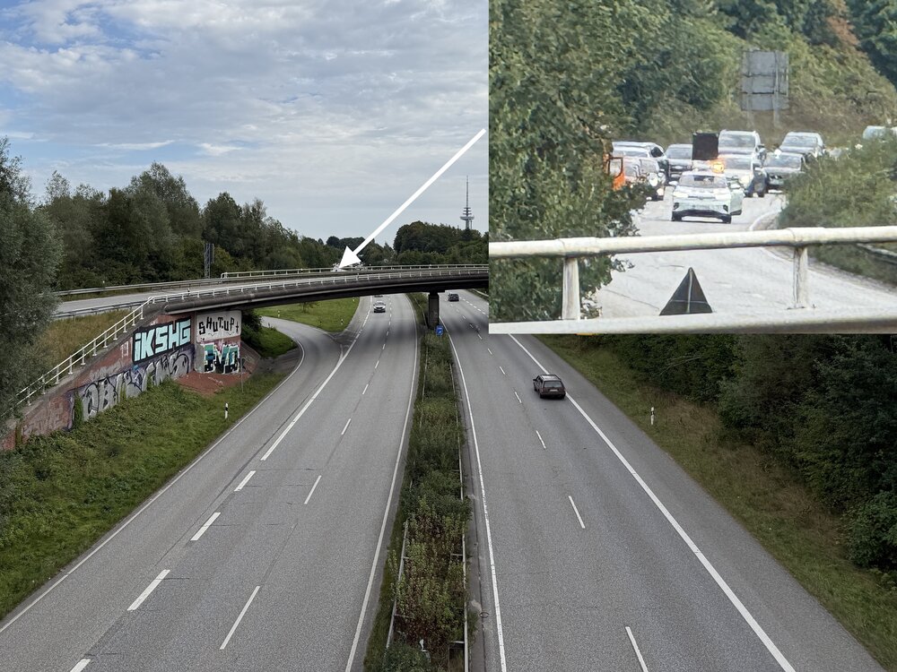 Unn&ouml;tig lange & intensive B76-Sperrung