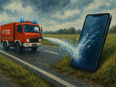 Feuerwehr gegen Handy